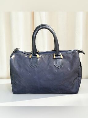 💙Vintage 1980s Dior Navy Nylon Boston Bag